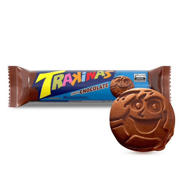 Biscoito Trakinas Chocolate 126g