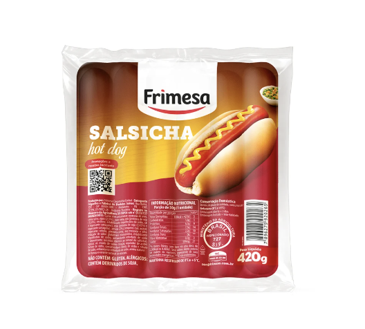 Salsicha Hot Dog Frimesa 420g