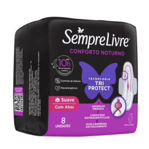 Absorvente Sempre Livre Noturno 8x1
