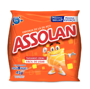 Esponja de Aço Assolan 45g