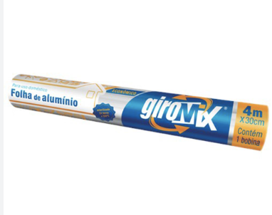 Papel Alumínio 30cmx4m