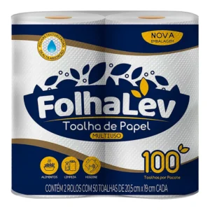 Papel Toalha Multiuso 100 toalhas